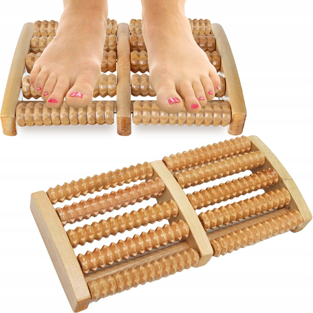 Wooden Foot Massage Roller For SUGAR & STRESS RELIFT
